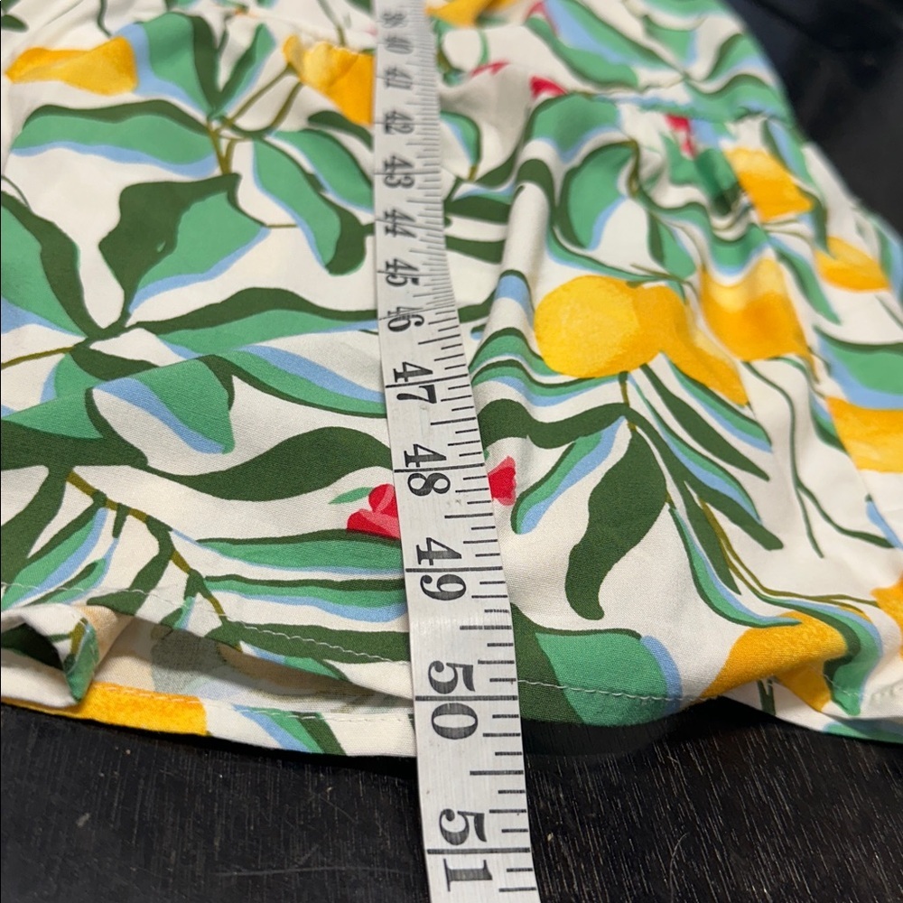 Ava & Viv Green Floral Midi Dress with Yellow Accents - Picture 10 of 14